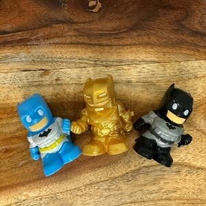 DC Ooshies pencil toppers lot of 3 different batman
